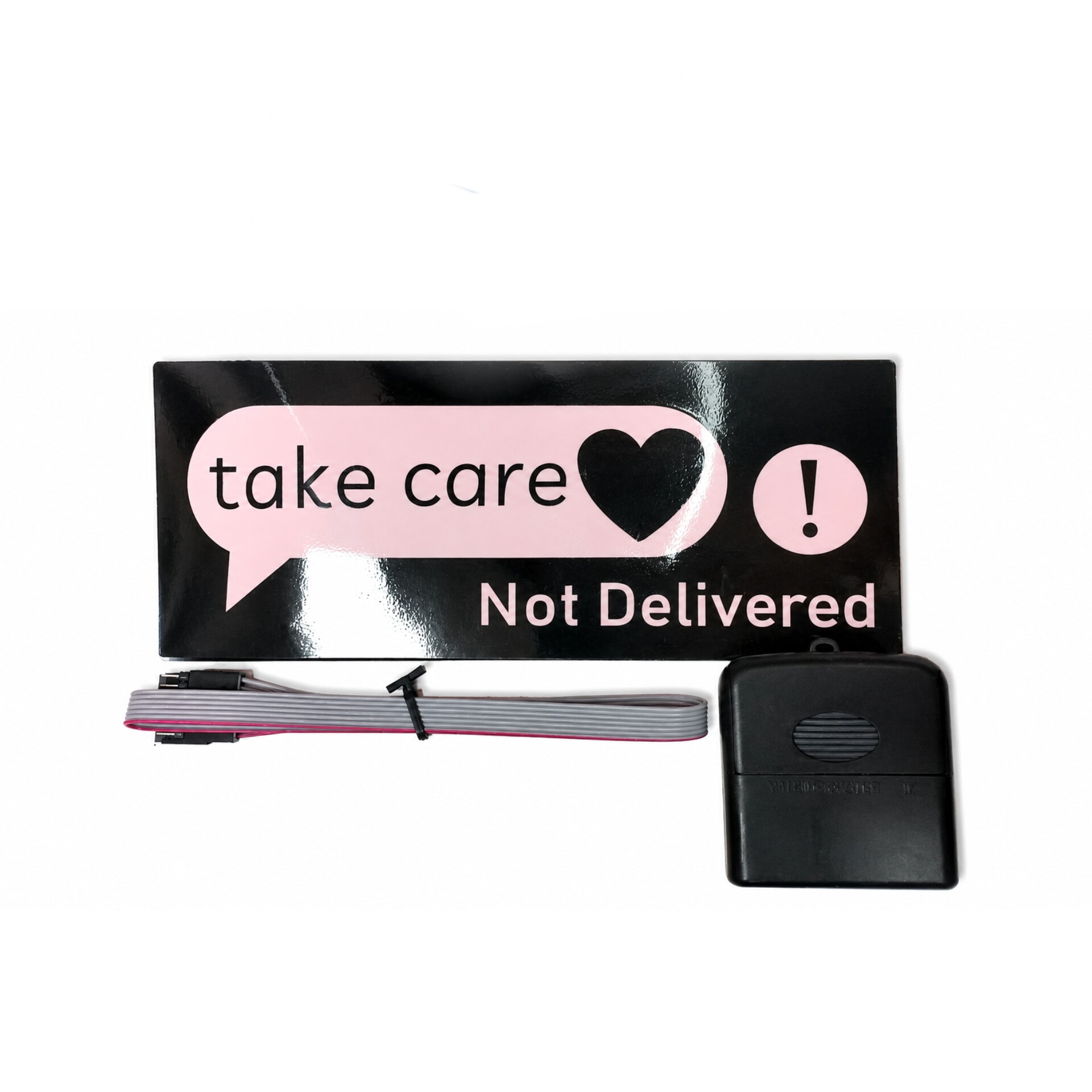 استیکر برقی خودرو طرح (take care Not Delivered)